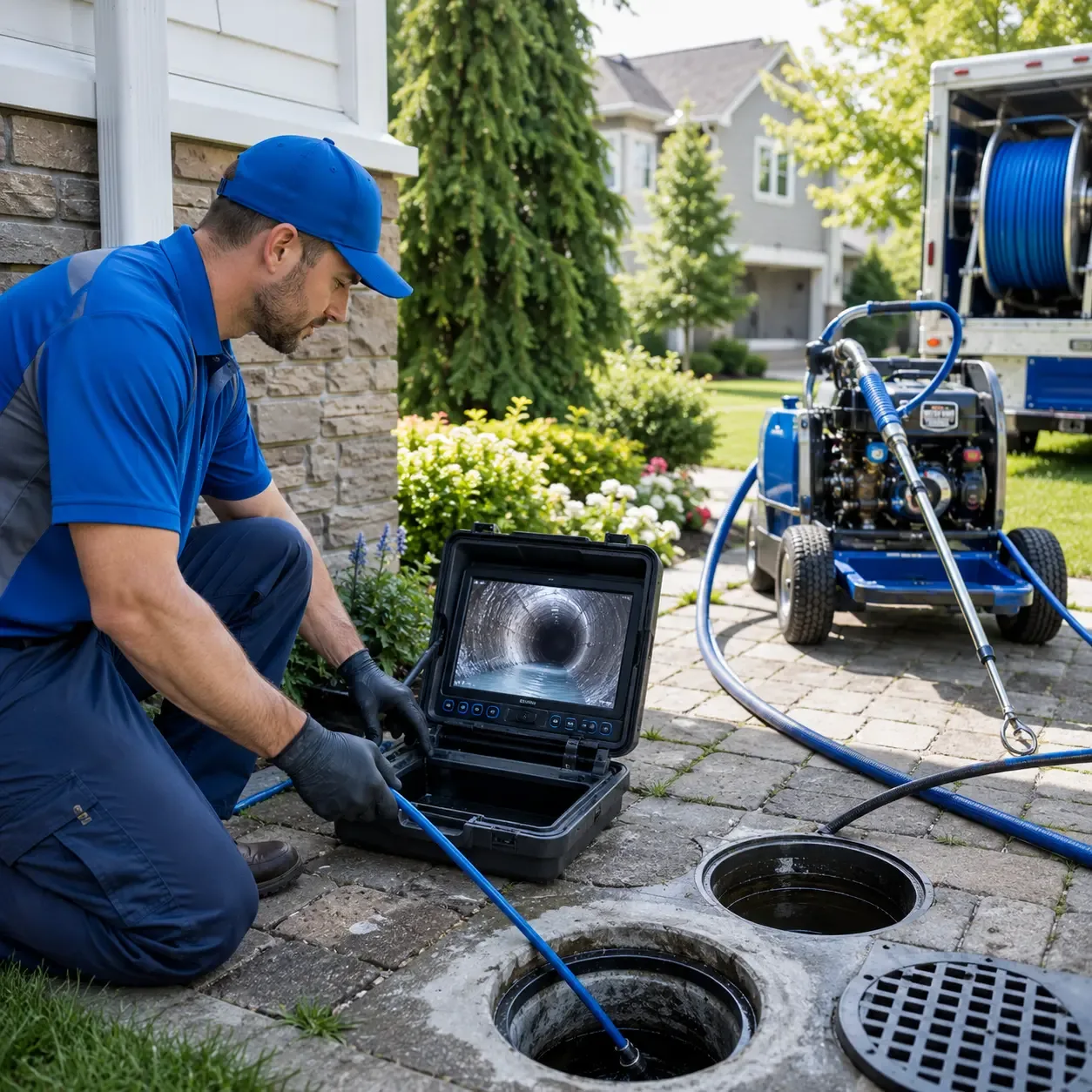 Outdoor drain cleaning professionals serving Mansfield, IL